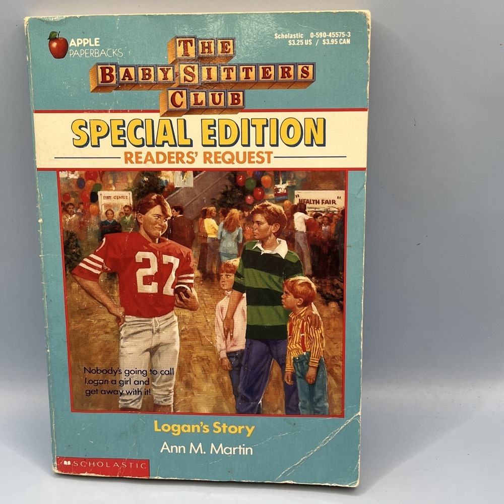 Logan's Story The Baby-Sitters Club Special Edition Ann M Martin 1992 Paperback